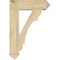 Ekena Millwork Olympic Arts & Crafts Rough Sawn Bracket, Douglas Fir, 6"W x 26"D x 38"H BKT06X26X38OLY03RDF - alternate 4
